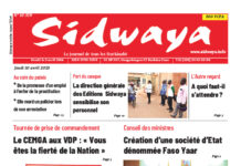 Une Sidwaya du 10-04-2025