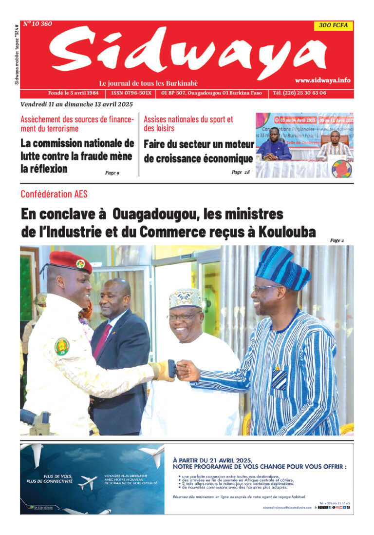 Une du 11-4-2025
