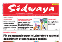Une Sidwaya du 17-04-2025