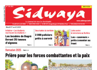 Une Sidwaya du 01-04-2025