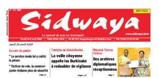 Une Sidwaya du 24-04-2025