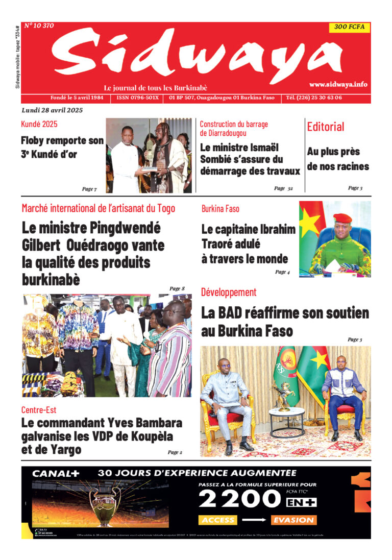 Une du 28-04-2025