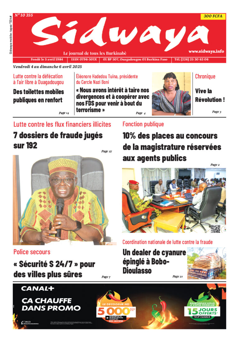 Une du 4-04-2025