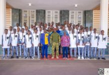 Le Capitaine Ibrahim TRAORÉ aux Étalons U17 : « vous devez rester ensemble et nous ramener la CAN senior! »