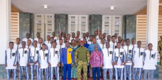 Le Capitaine Ibrahim TRAORÉ aux Étalons U17 : « vous devez rester ensemble et nous ramener la CAN senior! »