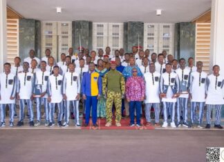 Le Capitaine Ibrahim TRAORÉ aux Étalons U17 : « vous devez rester ensemble et nous ramener la CAN senior! »