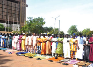 Célébration de l’Aïd el-Fitr: prière pour un Burkina indivisible