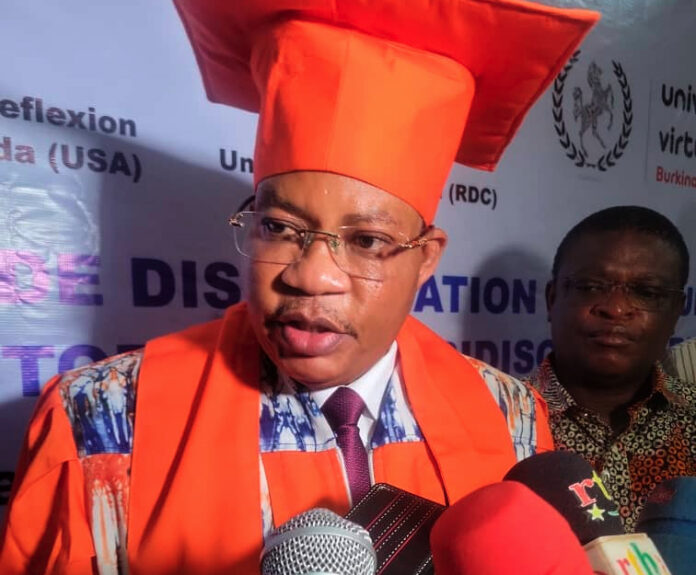 Le nouveau docteur Rasmané Sawadogo : « nous avons voulu explorer une solution qui ne soit pas uniquement judiciaire. La justice tranche, mais la médiation apaise, rétablit les liens sociaux, économiques et culturels ».