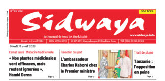 Une Sidwaya du 15-04-2025