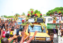Séjour du président du Faso dans les Hauts-Bassins : les populations de Sya réservent un accueil chaleureux au capitaine Ibrahim Traoré