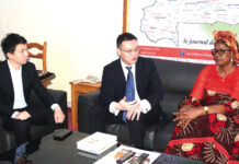 Coopération médiatique : une équipe de l’ambassade de Chine aux Editions Sidwaya