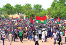 Meeting de soutien au capitaine Ibrahim Traoré : une grande mobilisation contre l’impérialisme