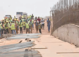 Elargissement de la RN4 : des acteurs de la route et du transport visitent le chantier