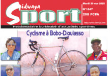 Une Sidwaya Sport du 20-05-2025