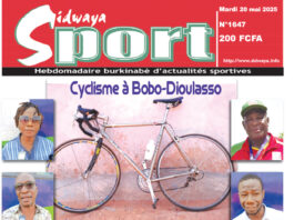 Une Sidwaya Sport du 20-05-2025
