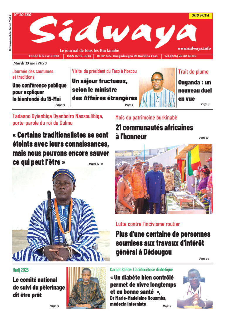 Une du 13-5-2025