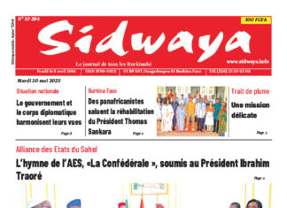 Une Sidwaya du 20-05-2025