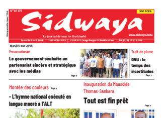 Une Sidwaya du 06-05-2025