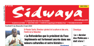 Une Sidwaya du 09 au 11-05-2025