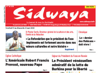 Une Sidwaya du 09 au 11-05-2025