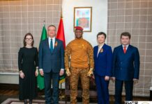 Séjour officiel du Président du Faso à Moscou : une délégation du parlement russe reçue par le Capitaine Ibrahim TRAORÉ