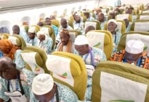 Hadj 2025 : Le premier vol depuis Bobo-Dioulasso a décollé avec 342 pèlerins