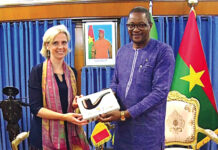 Coopération Burkina Faso-Belgique: le ministre Jean Marie Traoré reçoit l’Envoyée spéciale pour le Sahel