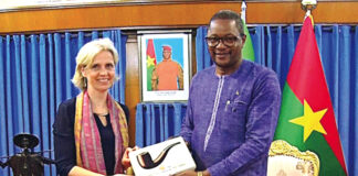 Coopération Burkina Faso-Belgique: le ministre Jean Marie Traoré reçoit l’Envoyée spéciale pour le Sahel