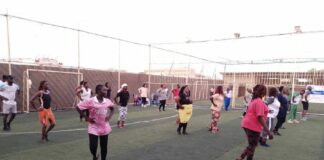 Lutte contre les VBG: Une séance d’aérobic pour sensibiliser les communautés