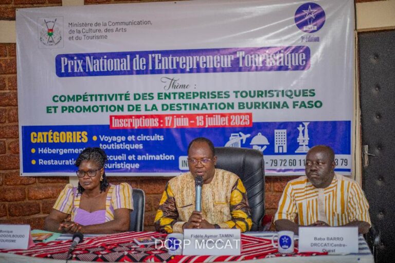 Prix National de l’Entrepreneur Touristique : Koudougou accueille le lancement de la 7e édition