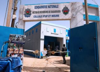 Ouagadougou : le PDG des caves POULMA rénove les locaux de la Cellule Stupéfiants et Mœurs de la Section de Recherches