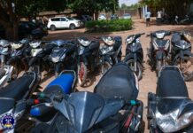 Ouagadougou : du 14 au 16 Juin 2025, la Police Nationale restitue 121 engins à 02 roues déclarés volés