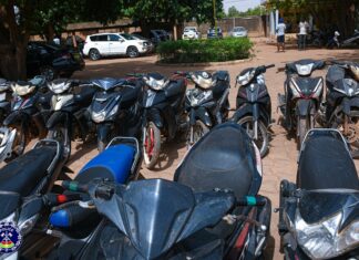 Ouagadougou : du 14 au 16 Juin 2025, la Police Nationale restitue 121 engins à 02 roues déclarés volés