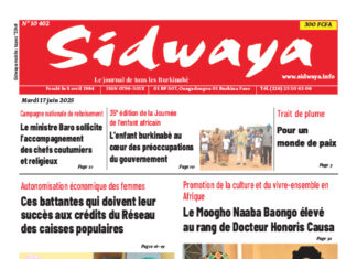 Une Sidwaya du 17-06-2025