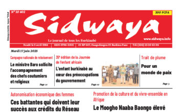 Une Sidwaya du 17-06-2025