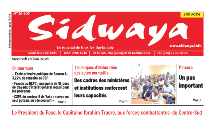 Une du 18-6-2025