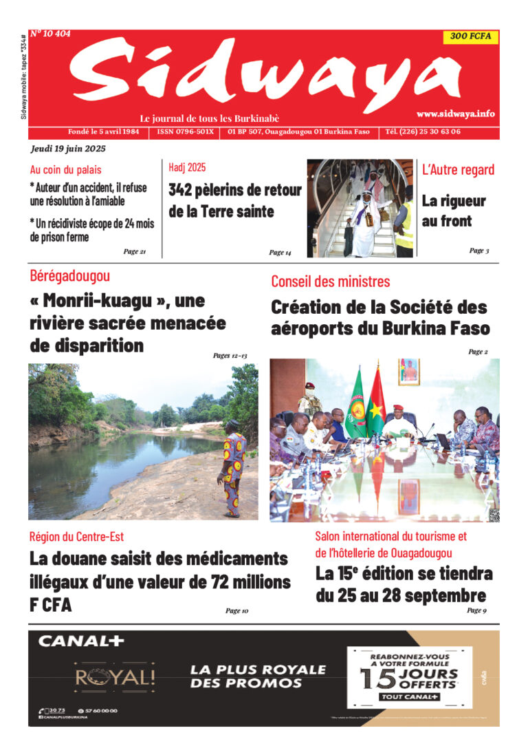 Une du 19-06-2025