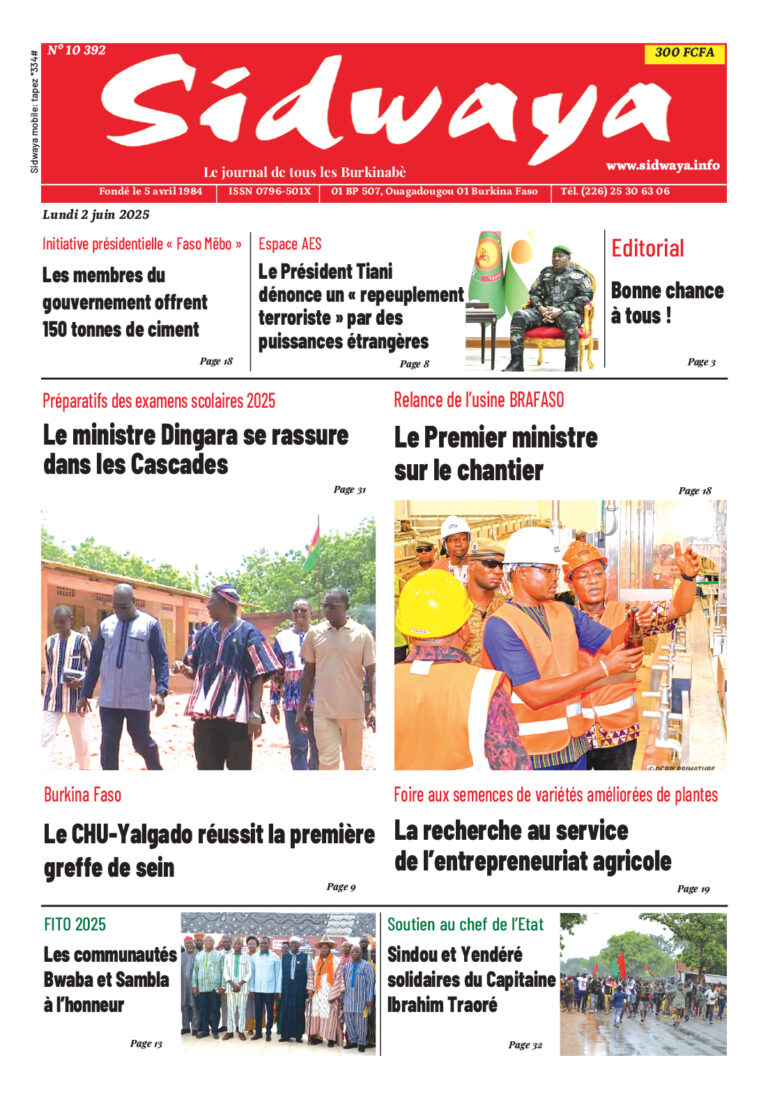 Une du 02-06-2025