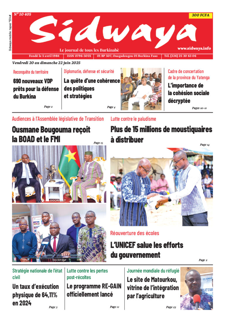Une du 20-6-2025