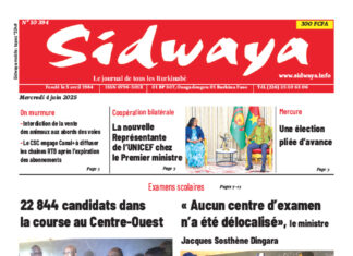 Une Sidwaya du 04-06-2025