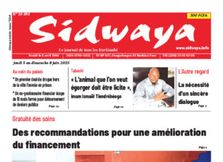 Une Sidwaya du 05 au 08-06-2025