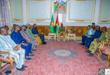 La délégation spéciale consulaire de la Chambre de commerce: les membres reçoivent les orientations du capitaine Ibrahim Traoré