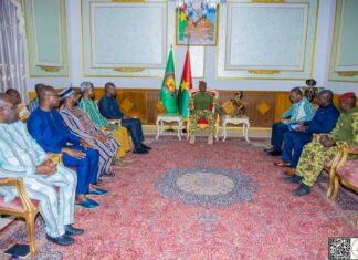 La délégation spéciale consulaire de la Chambre de commerce: les membres reçoivent les orientations du capitaine Ibrahim Traoré