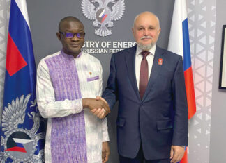 Coopération: le Burkina prospecte en Russie des opportunités de formation massive pour sa future centrale nucléaire