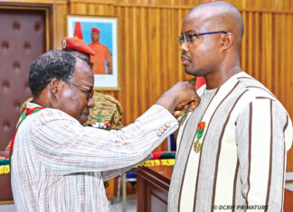 Distinction honorifique: le Premier ministrte élevé à la dignité de grand officier de l’Ordre de l’Etalon