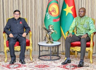 𝐂𝐨𝐨𝐩𝐞́𝐫𝐚𝐭𝐢𝐨𝐧 𝐈𝐧𝐝𝐞–𝐁𝐮𝐫𝐤𝐢𝐧𝐚 𝐅𝐚𝐬𝐨: L’𝐚𝐦𝐛𝐚𝐬𝐬𝐚𝐝𝐞𝐮𝐫 𝐎𝐦 𝐏𝐫𝐚𝐤𝐚𝐬𝐡 𝐌𝐞𝐞𝐧𝐚 𝐫𝐞𝐜̧𝐮 𝐚̀ 𝐥𝐚 𝐏𝐫𝐢𝐦𝐚𝐭𝐮𝐫𝐞