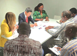 Coopération au développement: le chef de la diplomatie burkinabè échange avec des responsables du PNUD et de l’OCDE