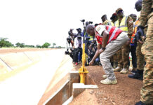 Périmètre irrigué de Dourou : le Premier ministre ouvre les vannes