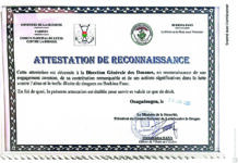 𝐋𝐮𝐭𝐭𝐞 𝐜𝐨𝐧𝐭𝐫𝐞 𝐥𝐞 𝐭𝐫𝐚𝐟𝐢𝐜 𝐝𝐞 𝐝𝐫𝐨𝐠𝐮𝐞𝐬: l𝐚 𝐃𝐨𝐮𝐚𝐧𝐞 𝐛𝐮𝐫𝐤𝐢𝐧𝐚𝐛𝐞̀ 𝐡𝐨𝐧𝐨𝐫𝐞́𝐞