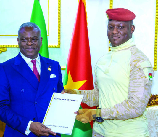 Coopération Burkina Faso-République du Congo : Les autorités congolaises saluent « l’engagement, le dynamisme et la combativité du président du Faso »